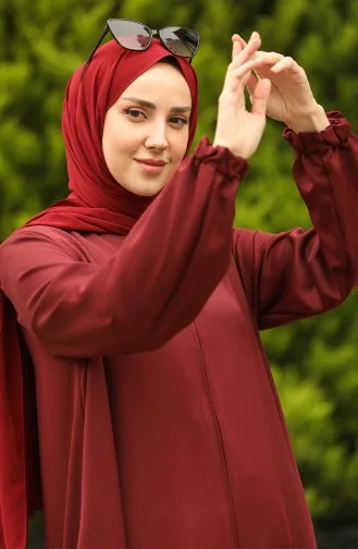 Abaya Oyya Mevlana 238478-02 Bordeaux 238478-02