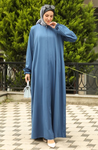 Oyya Mevlana Abaya 238478-03 Blue 238478-03