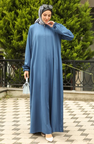 Oyya Mevlana Abaya 238478-03 Blue 238478-03