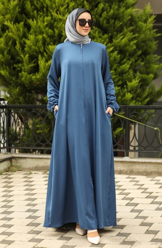 Oyya Mevlana Abaya 238478-03 Blue 238478-03