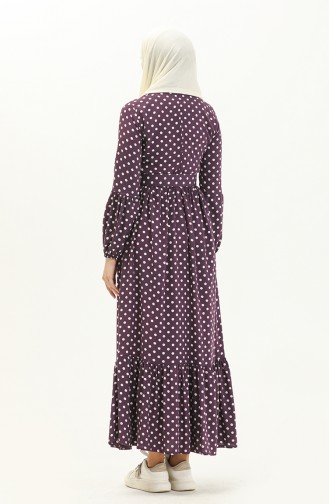 Lila Hijab Kleider 0224SGS.MOR