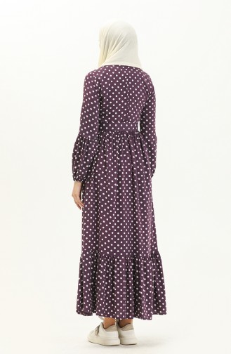 Purple İslamitische Jurk 0224SGS.MOR