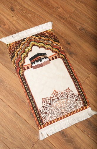 Tapis de Prière Pour Enfants à Motifs 0133-02 Brique 0133-02