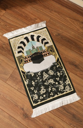 Patterned Kids Prayer Rug 0135-02 Green 0135-02