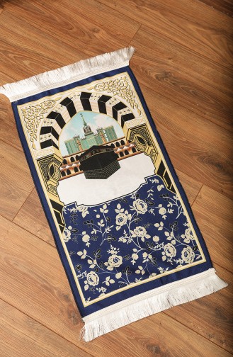 Patterned Kids Prayer Rug 0135-03 Blue 0135-03