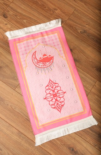 Patterned Kids Prayer Rug 0138-01 Pink 0138-01