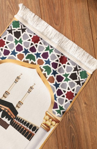 Patterned Kids Prayer Rug 0147-01 white 0147-01