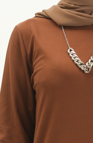 Necklace Long Tunic 1643-01 Tan 1643-01