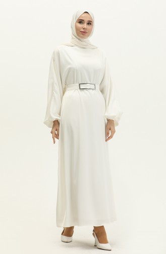 Robe Hijab Ecru 4403