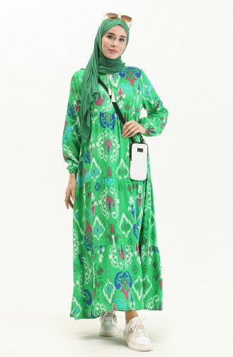 Green İslamitische Jurk 4093-04