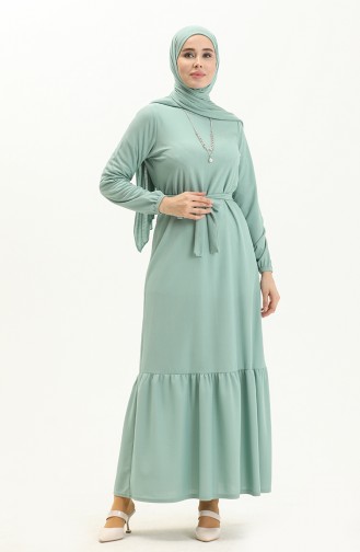 Mint green İslamitische Jurk 1784-05