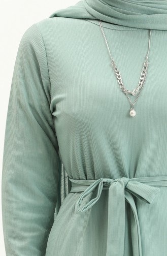 Mint green İslamitische Jurk 1784-05