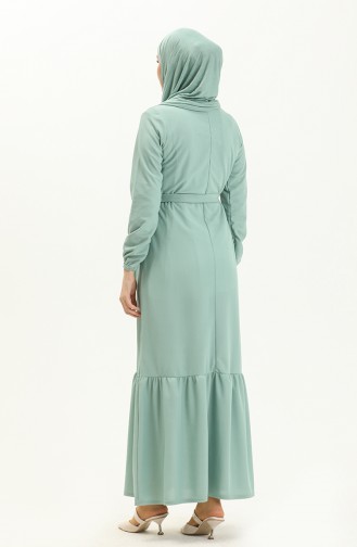 Mint green İslamitische Jurk 1784-05