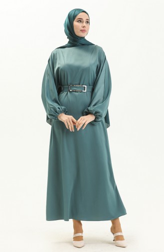 Green İslamitische Jurk 4404