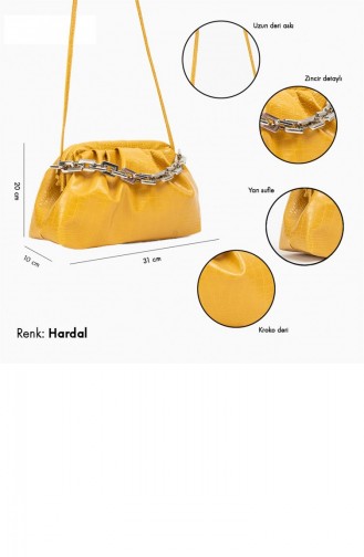 Senf Schultertasche 4244