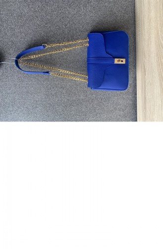 Saks-Blau Schultertasche 4250