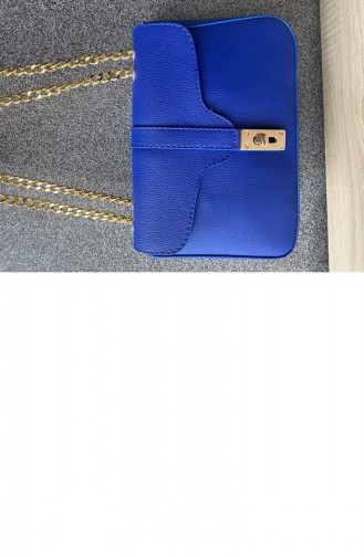 Saks-Blau Schultertasche 4250