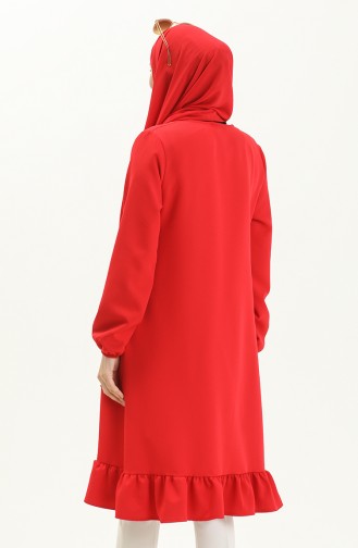 Shirred Cape 1849-03 Red 1849-03