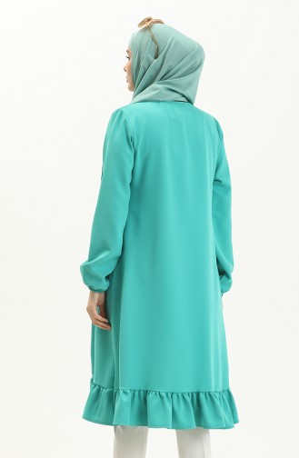 Shirred Cape 1849-05 Green 1849-05