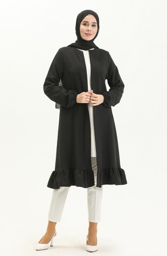 Shirred Cape 1849-09 Black 1849-09