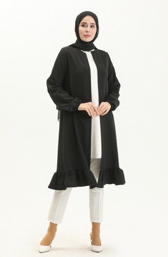 Shirred Cape 1849-09 Black 1849-09