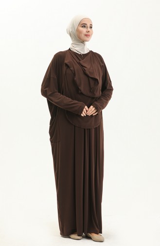 Brown Praying Dress 238460-06