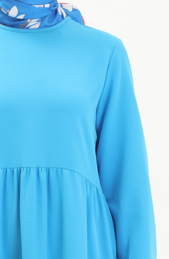 Gerafftes Kleid 1844-04 Blau 1844-04