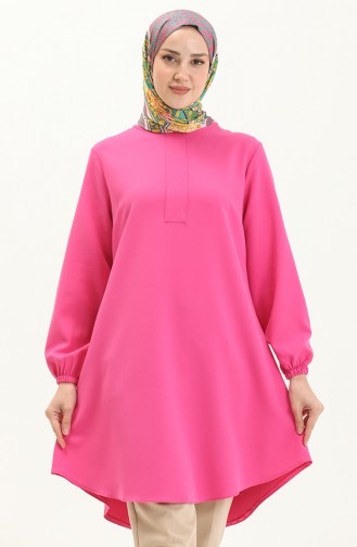 Hidden Button Tunic 1842-03 Pink 1842-03