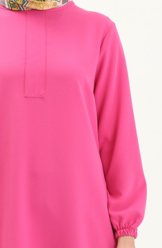 Hidden Button Tunic 1842-03 Pink 1842-03