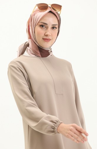 Hidden Button Tunic 1842-11 Mink 1842-11