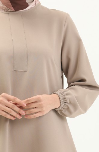 Hidden Button Tunic 1842-11 Mink 1842-11