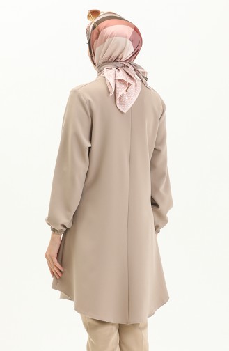 Hidden Button Tunic 1842-11 Mink 1842-11