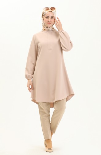 Hidden Button Tunic 1842-15 Light Powder 1842-15