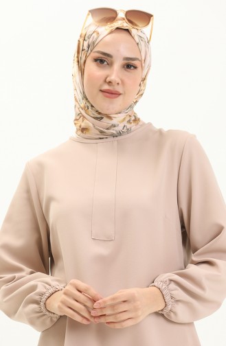 Hidden Button Tunic 1842-15 Light Powder 1842-15