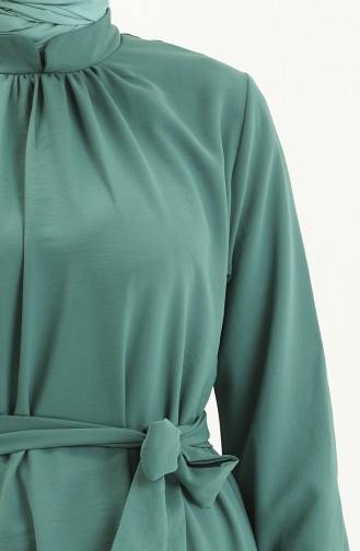 Green Almond Hijab Dress 1511TGM.CYS