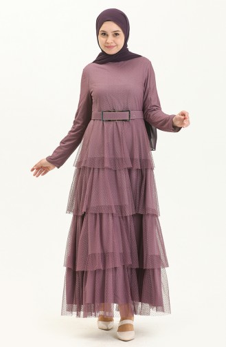 Amine Hüma Aden Elbise Gül Kurusu