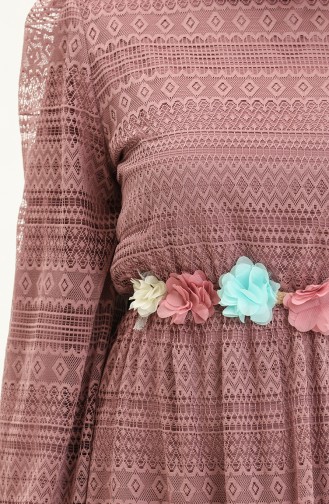 Dusty Rose İslamitische Jurk 13232