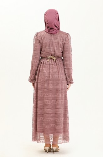 Dusty Rose İslamitische Jurk 13232
