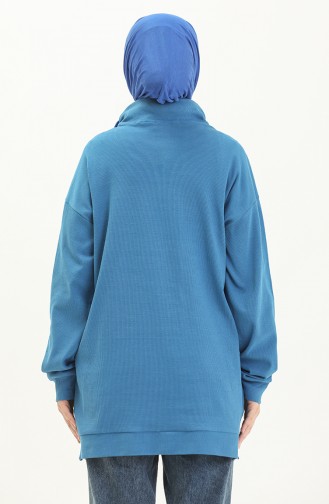 Saks-Blau Pulli 10386-01