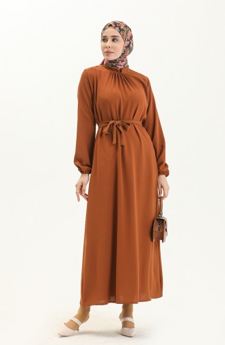 Tan Hijab Dress 1511TGM.TAB