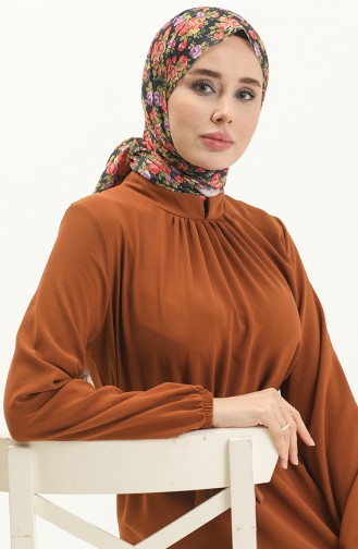 Robe Hijab Tabac 1511TGM.TAB