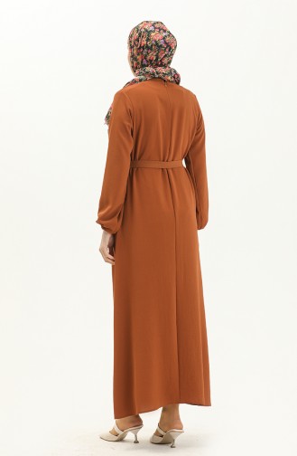 Tan Hijab Dress 1511TGM.TAB