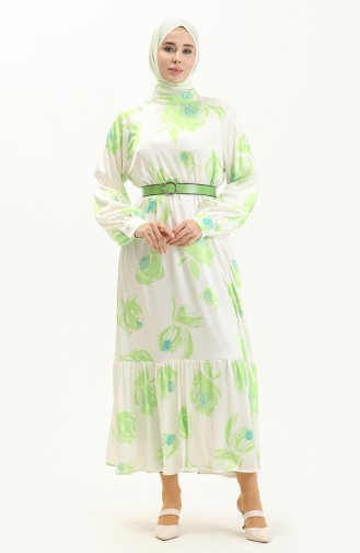 فستان أخضر حشيشي 4695