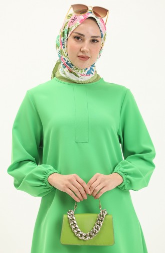 Hidden Placket Tunic 1842-01 Pistachio Green 1842-01