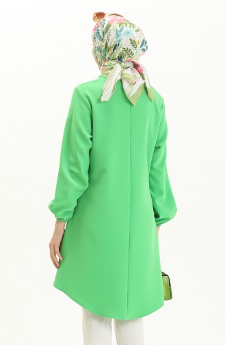 Hidden Placket Tunic 1842-01 Pistachio Green 1842-01
