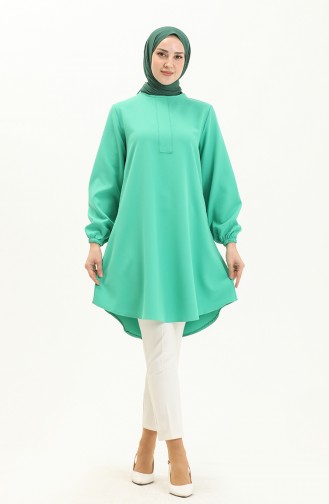 Hidden Placket Tunic 1842-08 Green 1842-08