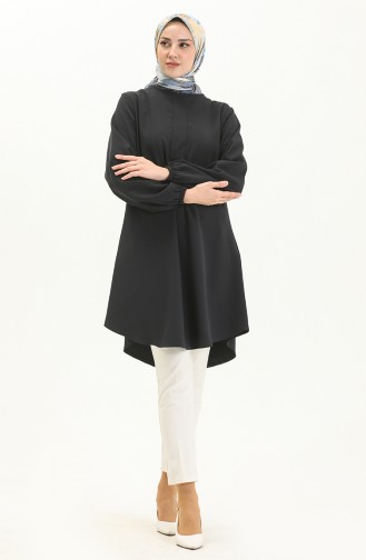 Hidden Placket Tunic 1842-14 Navy Blue 1842-14