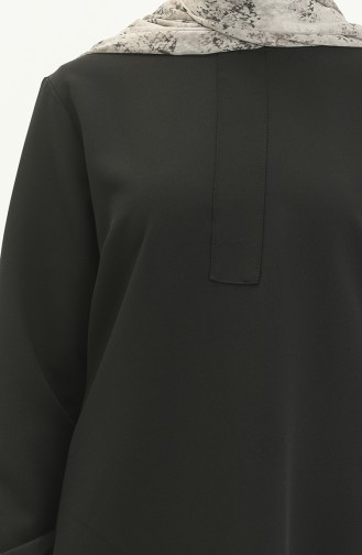 Hidden Placket Tunic 1842A-01 Black 1842A-01