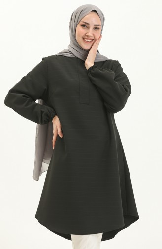 Patlı Tunik 1842B-01 Siyah