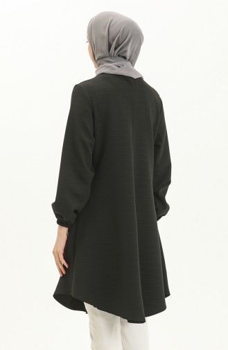 Patlı Tunik 1842B-01 Siyah